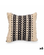 Cuscino 4739 Nero Naturale 45 x 15 x 45 cm (6 Unità) Cuscino 4739 Nero Naturale 45 x 15 x 45 cm (6 Unità)