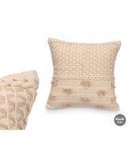Cuscino 4734 Beige Naturale 45 x 15 x 45 cm (6 Unità) Cuscino 4734 Beige Naturale 45 x 15 x 45 cm (6 Unità)