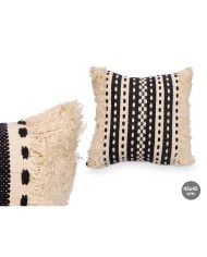 Cuscino 4737 Nero Beige 45 x 15 x 45 cm (6 Unità) Cuscino 4737 Nero Beige 45 x 15 x 45 cm (6 Unità)
