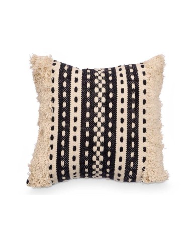 Cuscino 4737 Nero Beige 45 x 15 x 45 cm (6 Unità) Cuscino 4737 Nero Beige 45 x 15 x 45 cm (6 Unità)