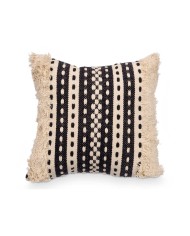 Cuscino 4737 Nero Beige 45 x 15 x 45 cm (6 Unità) Cuscino 4737 Nero Beige 45 x 15 x 45 cm (6 Unità)