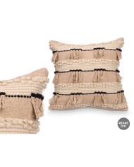 Cuscino 4739 Nero Naturale 45 x 15 x 45 cm (6 Unità) Cuscino 4739 Nero Naturale 45 x 15 x 45 cm (6 Unità)