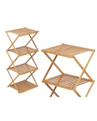 Scaffale CH68220-5 2 Naturale Bambù 40 x 92,5 x 33,2 cm (4 Unità)