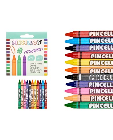 Colori a Cera Pincello 45928 (12 Unità) Colori a Cera Pincello 45928 (12 Unità)
