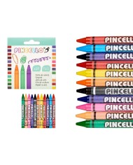 Colori a Cera Pincello 45928 (12 Unità) Colori a Cera Pincello 45928 (12 Unità)