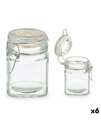 Barattolo di Vetro Vivalto 01-1605 Trasparente 200 ml (6 Unità) Barattolo di Vetro Vivalto 01-1605 Trasparente 200 ml (6 Unità)