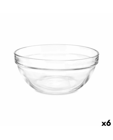 Ciotola per Mescolare Vivalto 76760 Trasparente Vetro 14 x 6,5 x 14 cm 6 Unità Ciotola per Mescolare Vivalto 76760 Trasparente Vetro 14 x 6,5 x 14 cm 6 Unità