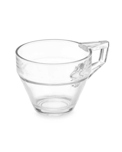 Tazza di caffè e tè Vivalto ZLQ02/BHA6 Trasparente Vetro 199 ml (6 Unità) Tazza di caffè e tè Vivalto ZLQ02/BHA6 Trasparente Vetro 199 ml (6 Unità)