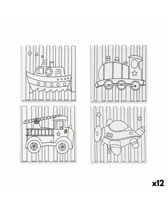 Tela Pincello 29100257 Legno Stoffa 12 Unità