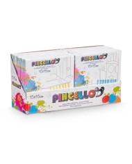 Tela Pincello 29100257 Legno Stoffa 12 Unità