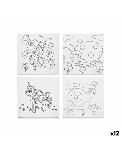 Tela Pincello 29100258 Legno Stoffa 12 Unità Tela Pincello 29100258 Legno Stoffa 12 Unità