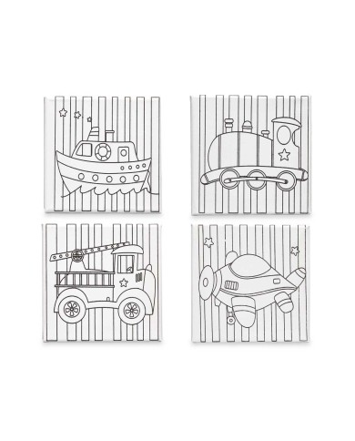 Tela Pincello 29100257 Legno Stoffa 12 Unità Tela Pincello 29100257 Legno Stoffa 12 Unità