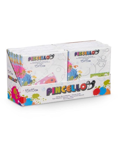 Tela Pincello 29100258 Legno Stoffa 12 Unità Tela Pincello 29100258 Legno Stoffa 12 Unità