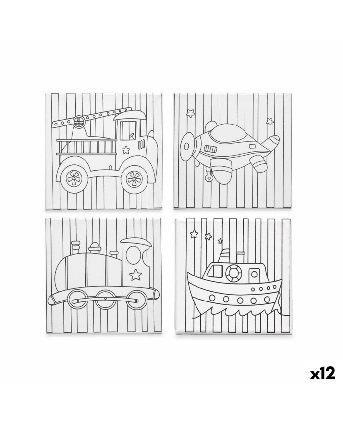 Tela Pincello 29100259 Legno Stoffa 12 Unità