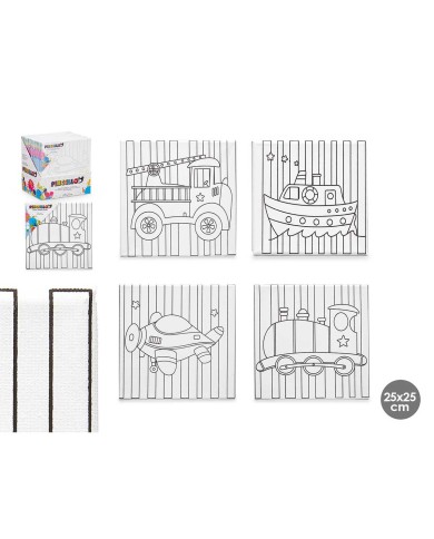 Tela Pincello 29100259 Legno Stoffa 12 Unità Tela Pincello 29100259 Legno Stoffa 12 Unità