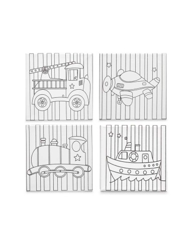 Tela Pincello 29100259 Legno Stoffa 12 Unità Tela Pincello 29100259 Legno Stoffa 12 Unità