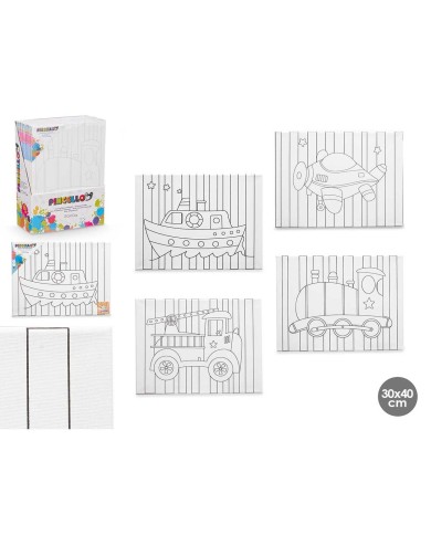 Tela Pincello 29100261 Legno Stoffa 8 Unità Tela Pincello 29100261 Legno Stoffa 8 Unità