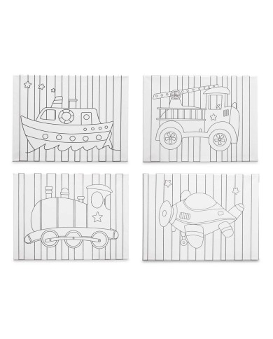 Tela Pincello 29100261 Legno Stoffa 8 Unità Tela Pincello 29100261 Legno Stoffa 8 Unità