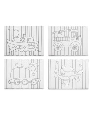 Tela Pincello 29100261 Legno Stoffa 8 Unità Tela Pincello 29100261 Legno Stoffa 8 Unità