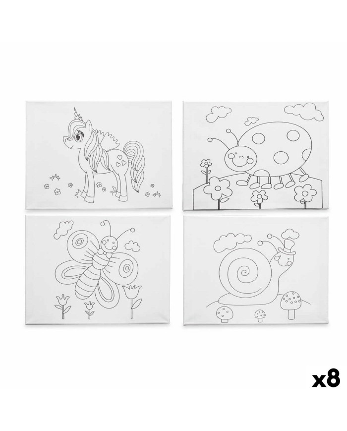 Tela Pincello 29100262 Legno Stoffa 8 Unità Tela Pincello 29100262 Legno Stoffa 8 Unità