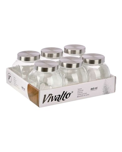 Biscottiera Vivalto CW-74-4/TH6 Trasparente Vetro 460 ml 10 x 11 x 10 cm (6 Unità) Biscottiera Vivalto CW-74-4/TH6 Trasparente Vetro 460 ml 10 x 11 x 10 cm (6 Unità)