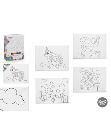 Tela Pincello 29100262 Legno Stoffa 8 Unità Tela Pincello 29100262 Legno Stoffa 8 Unità