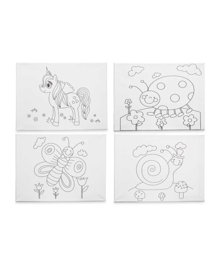 Tela Pincello 29100262 Legno Stoffa 8 Unità Tela Pincello 29100262 Legno Stoffa 8 Unità