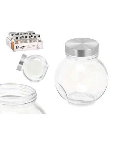 Biscottiera Vivalto CW-74-5/TH6 Trasparente Vetro 700 ml 11,5 x 12 x 8 cm (6 Unità) Biscottiera Vivalto CW-74-5/TH6 Trasparente Vetro 700 ml 11,5 x 12 x 8 cm (6 Unità)
