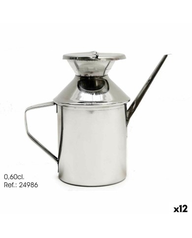 Oliera Kinvara 2056/BIG Argentato Acciaio inossidabile 500 ml 17 x 14,5 x 8 cm (12 Unità)