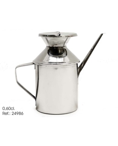 Oliera Kinvara 2056/BIG Argentato Acciaio inossidabile 500 ml 17 x 14,5 x 8 cm (12 Unità)