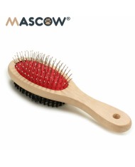 Spazzola per Cani Mascow AR1807082 Marrone Nero Rosso 7 x 22,5 x 5 cm (12 Unità)