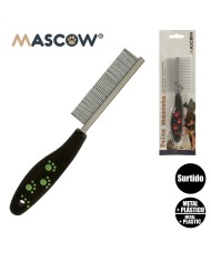 Pettine Mascow 27793 Nero Rosso Verde Poliestere Acciaio 4 x 20,5 x 1,5 cm 12 Unità