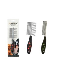 Pettine Mascow 27793 Nero Rosso Verde Poliestere Acciaio 4 x 20,5 x 1,5 cm 12 Unità