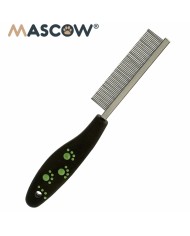 Pettine Mascow 27793 Nero Rosso Verde Poliestere Acciaio 4 x 20,5 x 1,5 cm 12 Unità