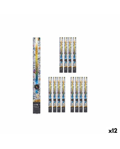 Cannone di coriandoli XZY99A-50 Multicolore Carta Cartone Plastica 5 x 49 x 5 cm (12 Unità) Cannone di coriandoli XZY99A-50 Multicolore Carta Cartone Plastica 5 x 49 x 5 cm (12 Unità)