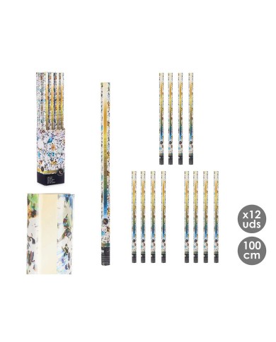 Cannone di coriandoli NAVI-AR-483 Multicolore Carta Cartone Plastica 5 x 98,5 x 5 cm (12 Unità)