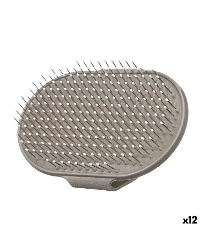 Spazzola per Cani Mascow 335 Grigio 13 x 3,5 x 10 cm (12 Unità) Spazzola per Cani Mascow 335 Grigio 13 x 3,5 x 10 cm (12 Unità)