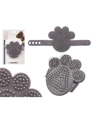 Spazzola per Cani Mascow 336 Grigio 10,5 x 10 x 3 cm (12 Unità) Spazzola per Cani Mascow 336 Grigio 10,5 x 10 x 3 cm (12 Unità)