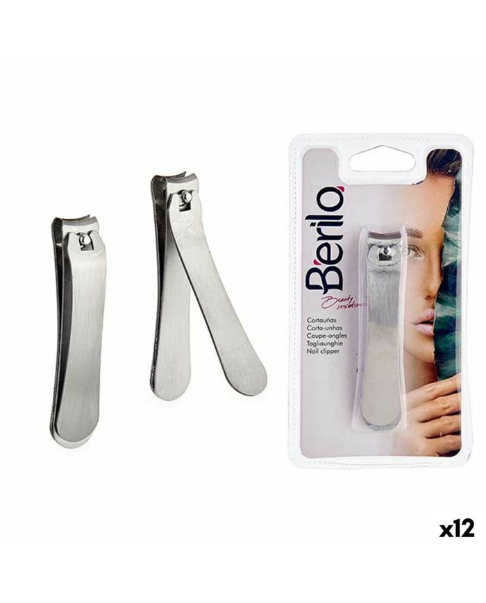 Tagliaunghie Berilo 1703240 Argentato Metallo (12 Unità)