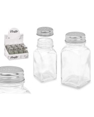 Saliera Vivalto YHP-F0409/DH12 Trasparente Metallo Vetro 4 x 9 x 4 cm (12 Unità)