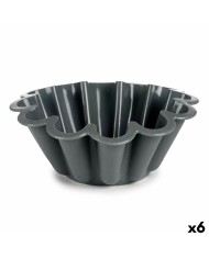 Set di Stampi da Pasticceria Kinvara 30286C Argentato Alluminio 19,5 x 19,5 x 6 cm 4 Pezzi (12 Unità)