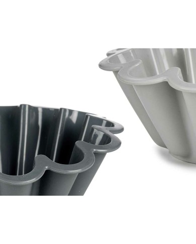 Stampo per Dolci Kinvara HH477 Grigio chiaro Grigio scuro Silicone 1,5 L 24,5 x 10 x 24,5 cm (6 Unità) Stampo per Dolci Kinvara HH477 Grigio chiaro Grigio scuro Silicone 1,5 L 24,5 x 10 x 24,5 cm (6 Unità)