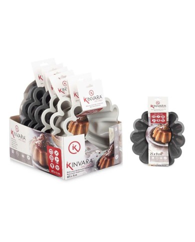 Stampo per Dolci Kinvara HH477 Grigio chiaro Grigio scuro Silicone 1,5 L 24,5 x 10 x 24,5 cm (6 Unità) Stampo per Dolci Kinvara HH477 Grigio chiaro Grigio scuro Silicone 1,5 L 24,5 x 10 x 24,5 cm (6 Unità)