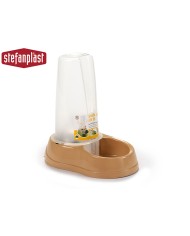 Ciotola per animali domestici Stefanplast 04093 Beige Plastica 650 ml 12 x 19,5 x 19 cm (12 Unità)