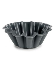 Stampo per Dolci Kinvara HH477 Grigio chiaro Grigio scuro Silicone 1,5 L 24,5 x 10 x 24,5 cm (6 Unità)
