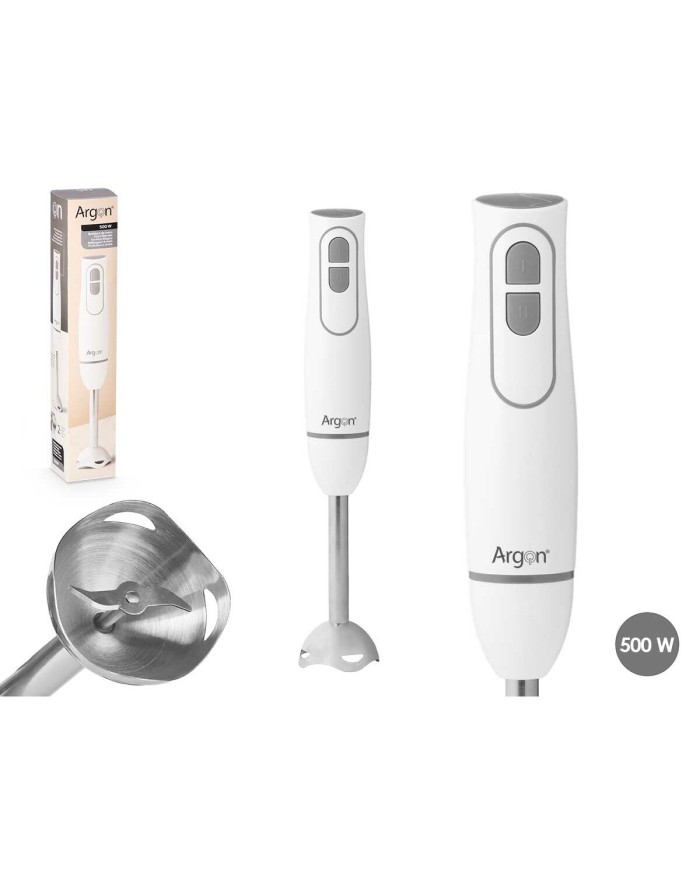 Frullatore ad Immersione Argon JE-908A Bianco Grigio 500 W Frullatore ad Immersione Argon JE-908A Bianco Grigio 500 W