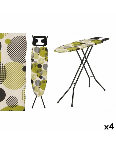 Asse da Stiro Kipit 18358 - CB-218 Nero Verde Metallo Stoffa (4 Unità) Asse da Stiro Kipit 18358 - CB-218 Nero Verde Metallo Stoffa (4 Unità)