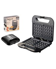 Macchina da Waffle Argon K-901B/W Nero Acciaio 750 W