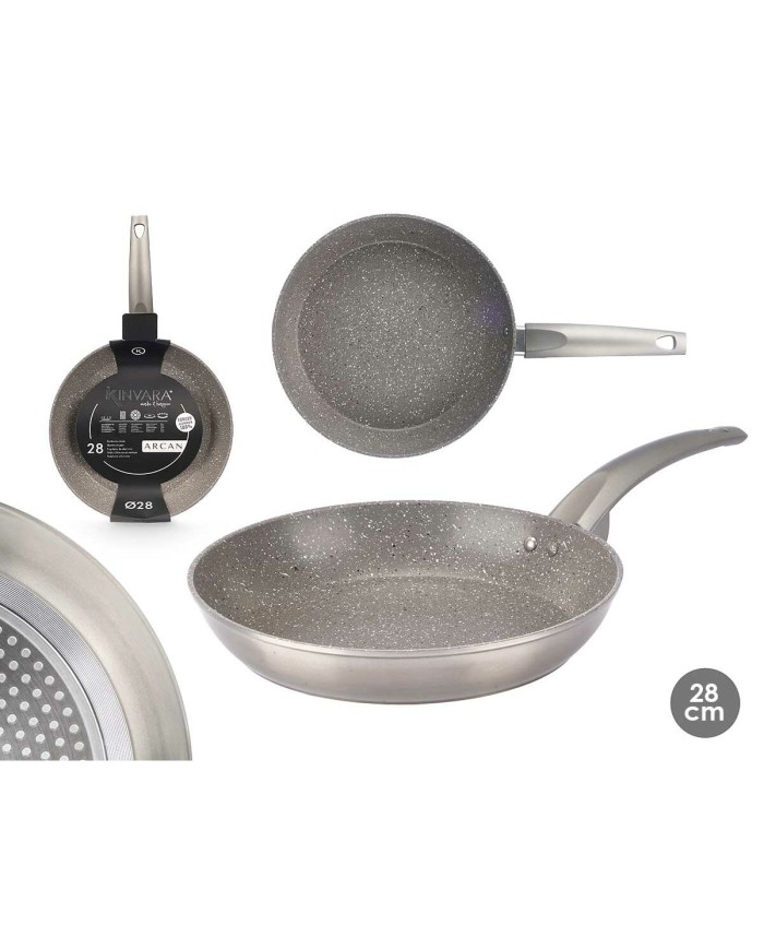 Padella antiaderente Kinvara 5 Argentato Alluminio 28 cm Induzione Padella antiaderente Kinvara 5 Argentato Alluminio 28 cm Induzione
