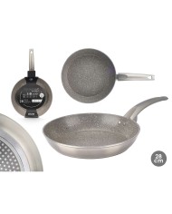 Padella antiaderente Kinvara 5 Argentato Alluminio 28 cm Induzione Padella antiaderente Kinvara 5 Argentato Alluminio 28 cm Induzione